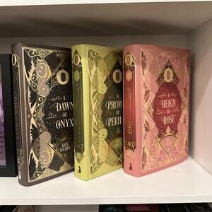 Fairyloot Signed Special Edition A Dawn Of Onyx Sacred Stones By Kate Golden